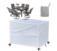 Outdoor Garden Fur Covers 150x70x75cm Table Protector Waterproof 420D Ox Fabric UV Resistant Rattan Tarpaulin Outdoor Protect