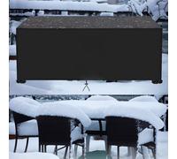 Outdoor Garden Furniture Covers Waterproof 220x60x90cm/LxWxH Upgraded 420D Heavy Duty Oxford Fabric Patio Protective Tarp with PU Coating Patio Furniture Covers Waterproof Outside Furniture Cover