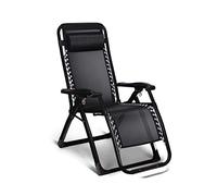 Outdoor Garden Furniture Set - Folding Sun Lounger, Zero Gravity Recliner Chair, Waterproof Camping Lounge Chair, Metal Beach Chair for Patio, Backyard, and Office Relaxation