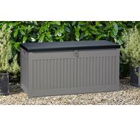 Outdoor Garden Gear Storage Box with a Sit-On Cover: 270L