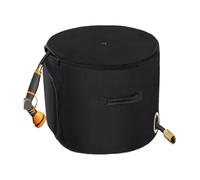Outdoor Garden Hose Container - Product Dimensions 45x34cm, 600D Oxford Fabric Bucket, Multipurpose Waterproof | Outdoor Utility Sturdy Black Storage