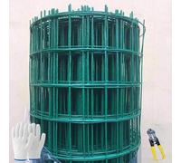 Outdoor Garden Mesh Fence, 6x6cm Grid, 2.5mm Wire Thickness, Includes Cutting Pliers & Gloves, Ideal for Flower Beds, Vegetable Gardens, Animal Barrier (1x30m)