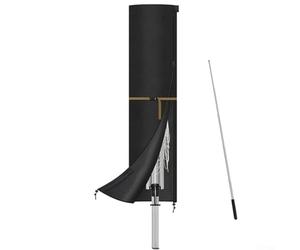 Outdoor Garden Parasol Cover for Umbrella Protection Dustproof Waterproof with Adjustable Drawstrings and Full Zipper Closure (240 * 55/57cm)