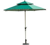 Outdoor Garden Parasols Large Outdoor Patio Umbrella Table Market Umbrella with Base, Portable Offset Patio Umbrella for Poolside, Deck, Garden, Backyard, Pool good