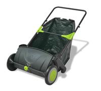 Outdoor Garden Power Lawn Sweeper Leaf Grass Collector Remover 103 L vidaXL