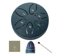 Outdoor Garden Rain Drum | 7.6 cm 6 Notes Steel Drum for Outdoors | Educational and Relaxing Musical Instrument for Yoga Practitioners Garden Yard Home Beginners