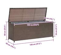 Outdoor Garden Storage Box Utility Chest Cushion Shed Waterproof Outdoor Patio