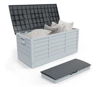 Outdoor Garden Storage Chest Cushion Box Waterproof 280L Waterproof Chest Shed
