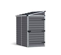 Palram Skylight Shed Pent 4X6 Dark - L175 x W117.5 x H203 cm - Dark Grey Palram Grey
