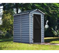 Outdoor Garden Storage Shed 4x6 ft SkyLight Polycarbonate With 2 Shelves Kit