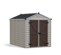 Outdoor Garden Storage Shed 6x10 ft SkyLight Polycarbonate Aluminium Frame