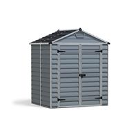 6' x 5' Palram Canopia Grey Skylight Apex Plastic Shed (1.85m x 1.54m)