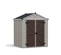 Outdoor Garden Storage Shed 6x5 ft SkyLight Polycarbonate Aluminium Frame