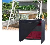 Outdoor Garden Swing Seat Cover, Swing Cover 2 Seaters, 210D Oxford Fabric, Easy to Fold And Carry, Waterproof, Sun-proof, Dust-proof, Light-blocking ,220*125*170cm
