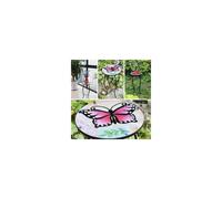 Outdoor Garden Table Small Patio Table-Folding Drinks Coffee-Butterfly
