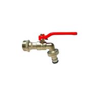 Outdoor Garden Tap 1/2‘’ 3/4'' Faucet in The Courtyard Watering Cracked for Gardens Household Industry(6point Pacifier DN20)