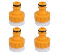 Outdoor Garden Tap Hose Threaded Tap Connector 3/4in with 1/2in Reducer 4pc