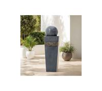 Outdoor Garden Trapezoidal Water Polo Fountain Garden Sanctuary Natural One Size