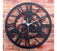 Outdoor Garden Wall Clock Antique Gear Roman Clock Garden Clocks Outdoor Waterproof Creative Acrylic Ornaments Outside Clock Outdoor Wall Clock Indoor Outdoor Decoration