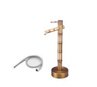 Outdoor Garden Water Column Faucet - Vertical Brass Hose for Irrigation & Washing Agricultural Pastures and Backyards (20 Inches/51 cm)