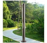 Outdoor Garden Water Column with Brass Faucet, Durable Patio Water Dispenser and Fountain, Remote Spigot Extender for Efficient Watering, Car Washing, and Irrigation