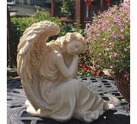 Outdoor Gardening Resin Happy Angel Ornaments Courtyard Park Figurines Crafts Decoration Villa Garden Sculpture Furnishing Decor Art collection
