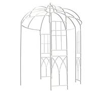Outdoor Gazebo Birdcage Heavy Duty 9ft High x 6ft Wide Pergola Gazebo Archway