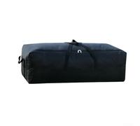 Outdoor Gear Storage Bag, 55L 100L 150L Waterproof Camping Equipment Organizer Foldable Luggage Carrier for Tent Canopy Sleeping Bag Table Chair, Black(100L)