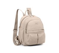Outdoor Gear Women's Small Cotton Nylon Backpack in Beige | Size: Medium Outdoor Gear Beige Medium