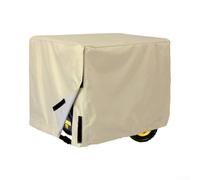 Outdoor Generator Cover Waterproof Dustproof with 420D Polyester Fabric, Tear Resistant Construction and Secure Fit Design for Wind Resistance (Beige)