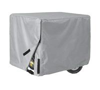 Outdoor Generator Cover | Weather - proof & Particle - block 210D Polyester | Fits 35 x 26 x 28in Electric Generators | Garden / Patio / RV Use | Tear & Wind Strong with Storage (Gray)