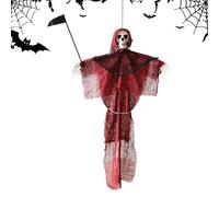 Outdoor Ghost Decor - Weatherproof Material Flexible Structure, Creepy Swinging Ghost Shape, Terrifying Figures Enhance Haunted Theme | Decoration Crafts for Graveyard Tabletop Classroom Kitchen