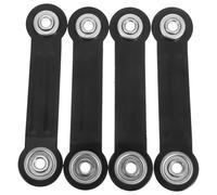 Outdoor Glider Bench Arm Brackets Iron Bench Hardware Repair | Swing Replacement Seat, Glider Seat Bracket, Black Iron, Outdoor Patio Glider and Porch Chair Use