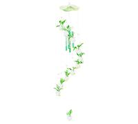 Outdoor Glow-in-the-dark Backyard Decoration Grape Wind Chimes Indoor Hanging Ornaments Home Memory (A, One Size)