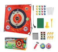 Outdoor Golf Game - Golf Practice Hitting Game,4 in 1 Sports Training Aid Golfing Accessories for Yard Practice Family Adults Kids Teen Backyard Boys Girls Men