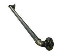 Outdoor Grab Rail, Staircase Handrail Banister Stairs Rail Support Kit, Stairway Railing for Indoor Outdoor Hand Rails/External Outside Wall Mount, Antique Bronze (Size : 5ft/150cm)