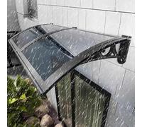 Outdoor Grey Canopy Awning 60x60 cmStylish Rain & UV Protection for Front Door Window Patio & GardenPerfect Cover for Porch Balcony & Deck