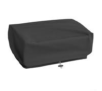 Outdoor grill cover for 2 burners made of waterproof 210D polyester, offering dustproof protection and secure fit for portable grills