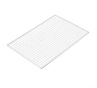 Outdoor Grilling Mesh Mat 1 Piece Rectangular Heavy Duty Design, Easy to Clean, Great for Picnics and Camping Trips (48x30cm)