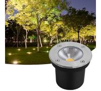 Outdoor Ground Light COB Buried Lights IP66 Waterproof AC85-110V LED Underground Light for Garden Walkway Courtyard Path Patio Deck Landscape Lamp (Red 5W)