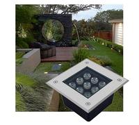 Outdoor Ground Light Garden Buried Lights Ip66 Waterproof Ac85-265v Led Underground for Pathway Yard Lawn Patio Walkway Square Landscape Lamp