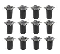 Outdoor Ground Lights 12 pcs Square