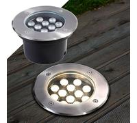 Outdoor Ground Lights Recessed Underground Lamp Ip66 Waterproof Ac85-265v Led Buried Light for Patio, Pathway, Yard, Lawn, Deck, Step, Garden Landscape Lighting