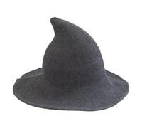 Outdoor Halloween Decor Halloween Window Lights Foldable Women’ s Witch Hat The Must Have Travel Companion For A Unique And Stylish Party Decorations for Men (Dark Gray, One Size)