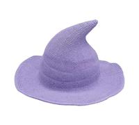 Outdoor Halloween Decor Halloween Window Lights Foldable Women’ s Witch Hat The Must Have Travel Companion For A Unique And Stylish Party Decorations for Men (Purple, One Size)