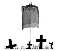 Outdoor Halloween Decor | Scarecrow Ghost Outdoor Halloween Decor | Seasonal Scary Ornaments Weatherproof Prop for Porch Yard Graveyard Haunted House Lawn