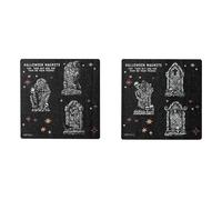 Outdoor Halloween Decor Your Life 30k Halloween Open Stock Magnet Glow in The Dark Stickers for Ceiling Teen (J, 14x14cm)