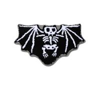 Outdoor Halloween Decoration Bath Rug, Polyester Bath Mat Thickened and Machine Washable Area Rug Halloween Novel Decoration for Bathroom Living Room( Black, White) Holiday Throw ( Black, 76x53cm)