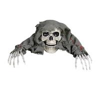 Outdoor Halloween Skeleton Stakes - Horror Scene Prop | Creepy Skeleton Yard Stakes For Graveyard Decoration Backyard Garden Lawn Pathway Haunted Trail Holiday Seasonal Scary Party Display Deco