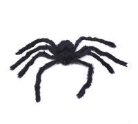 Outdoor Halloween Spider Web Giant Size for Yard and For Garden Made from Stretchy Material for Spooky Holiday Decoration and Seasonal Use (Spider-S)